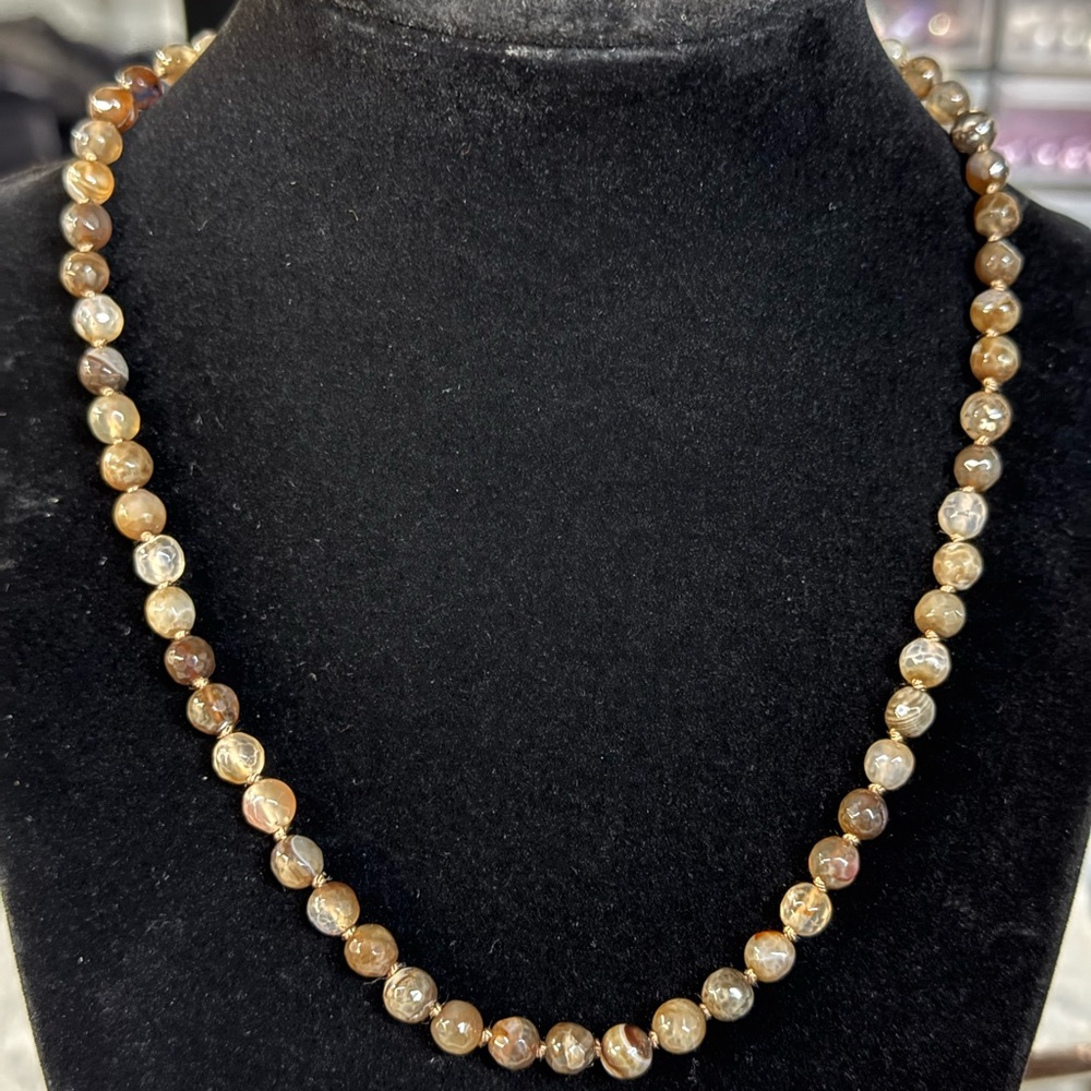 Brown Agate Necklace